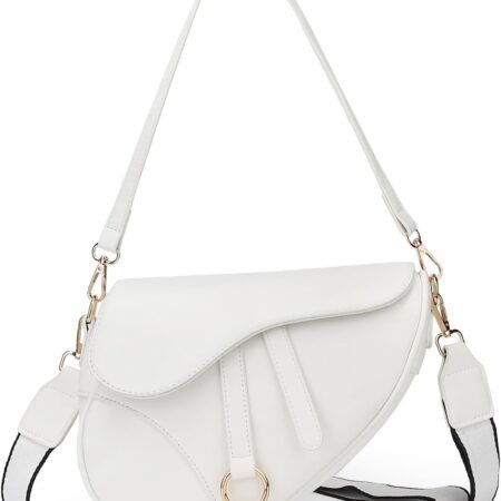 Women Saddle Shoulder Bag Clutch Purse Small Crossbody Bag Satchel Bags Handbag PU Leather