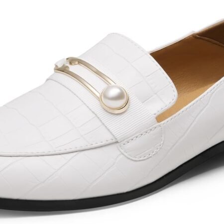 Loafers for Women Slip On Comfortable Round Toe Casual Fashion Flats Dressy Shoes