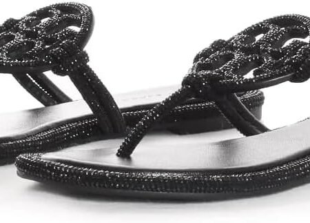 Women's  Knotted Pave Sandals