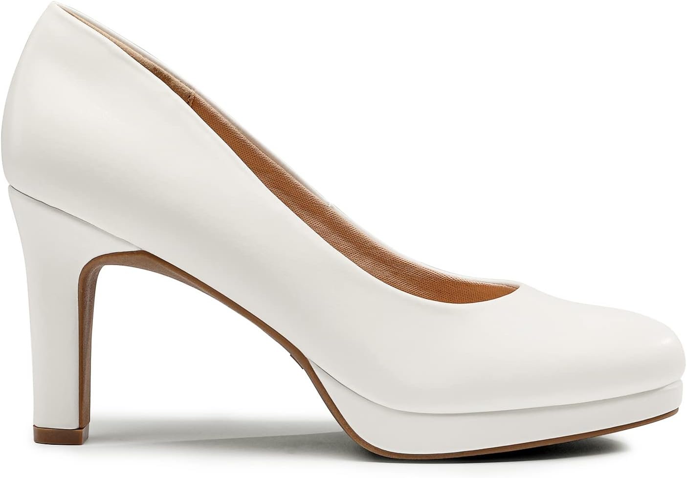 Women's Pumps Close Toe Low Heels Platform Heels Comfortable Office Work Dress Shoes for Women - Image 2