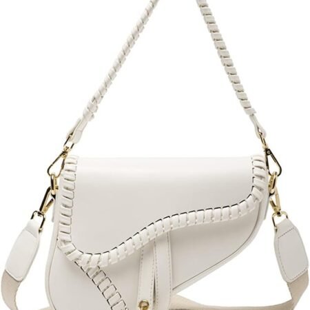Women Trendy Saddle Shoulder Bag Clutch Purse Underarm Handbag Satchel HandBag Crossbody Bag