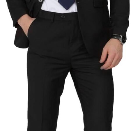 Men's Suits Slim Fit 2 Piece Two Button Blazer Wedding Prom Tuxedo Single Breasted Jacket Pants Set