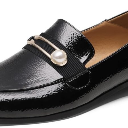 Loafers for Women Slip On Comfortable Round Toe Casual Fashion Flats Dressy Shoes