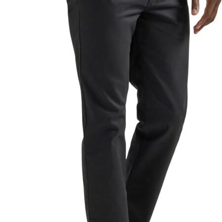 Men's Flat Front Slim Straight Pant
