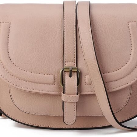 Crossbody Bags for Women,Small Saddle Purse and Boho Cross Body Handbags,Vegan Leather