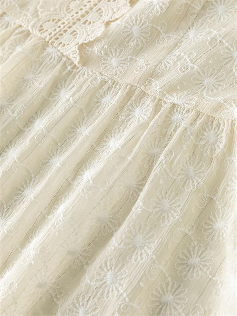 Women Lace Suspender Dress Solid Long A-Line Skirts Sleeveless Dresses - Image 2