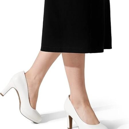 Women's Pumps Close Toe Low Heels Platform Heels Comfortable Office Work Dress Shoes for Women