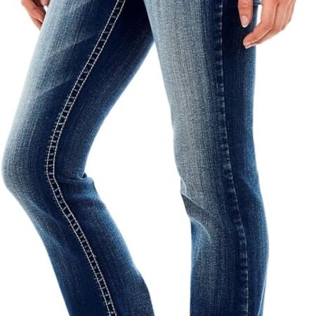 Women's Luscious Curvy Bootcut Mid-Rise  Stretch Juniors Jeans (Standard and Plus)