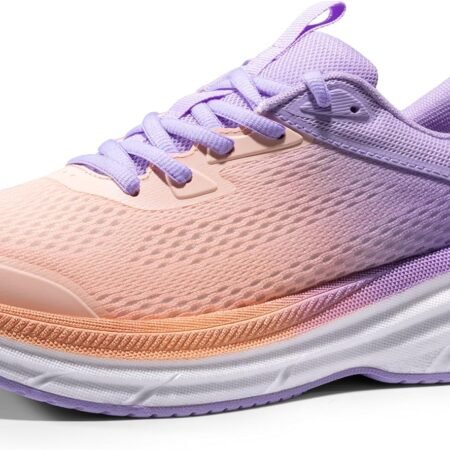 8 Women's Running Walking Tennis Shoes  Comfortable Cushioning Non-Slip Breathable Athletic Gym Workout Cross Trainer Jogging Sneakers