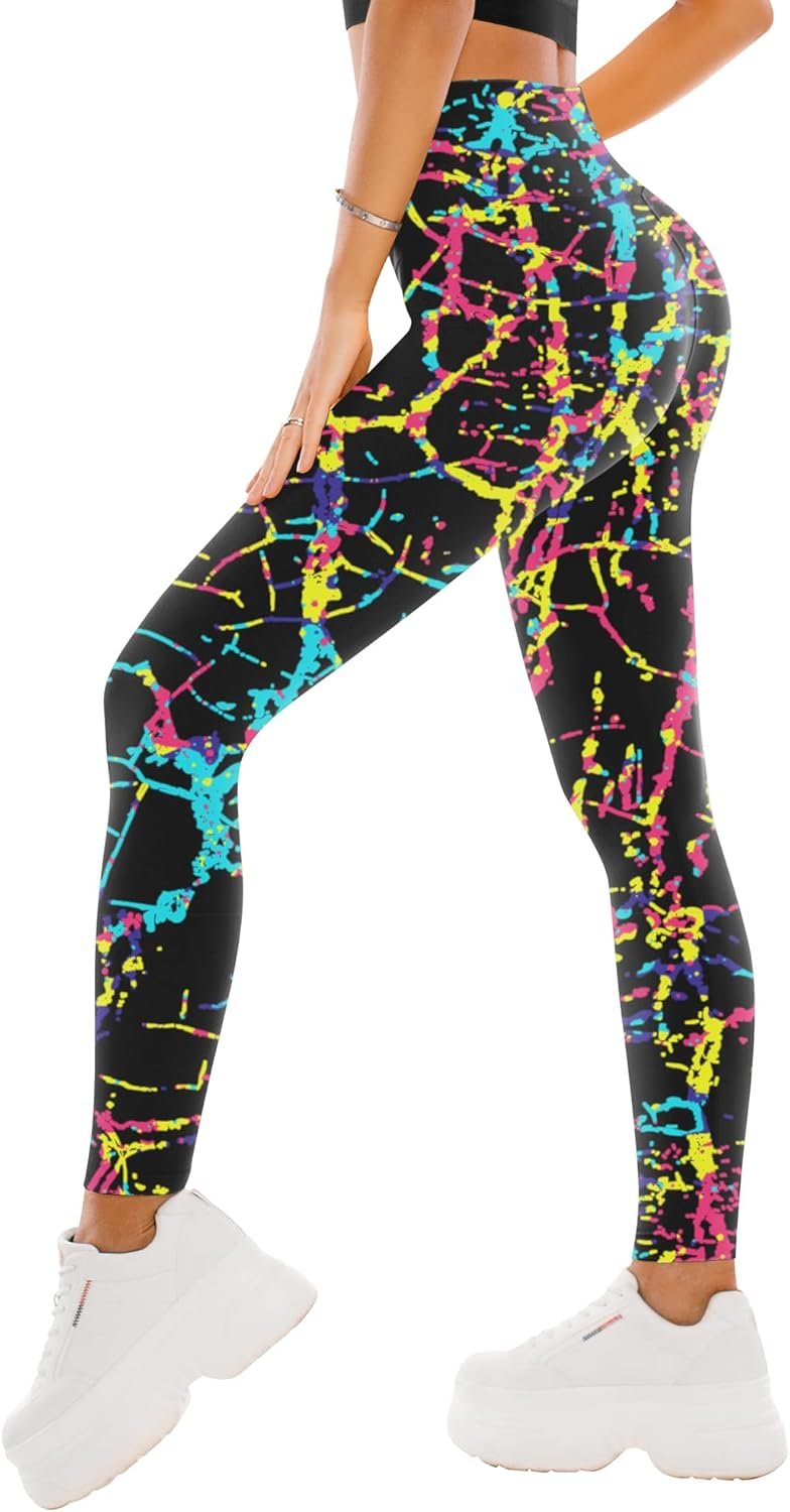 High Waisted Leggings for Women - Full Length & Capri Buttery Soft Yoga Pants for Workout Athletic