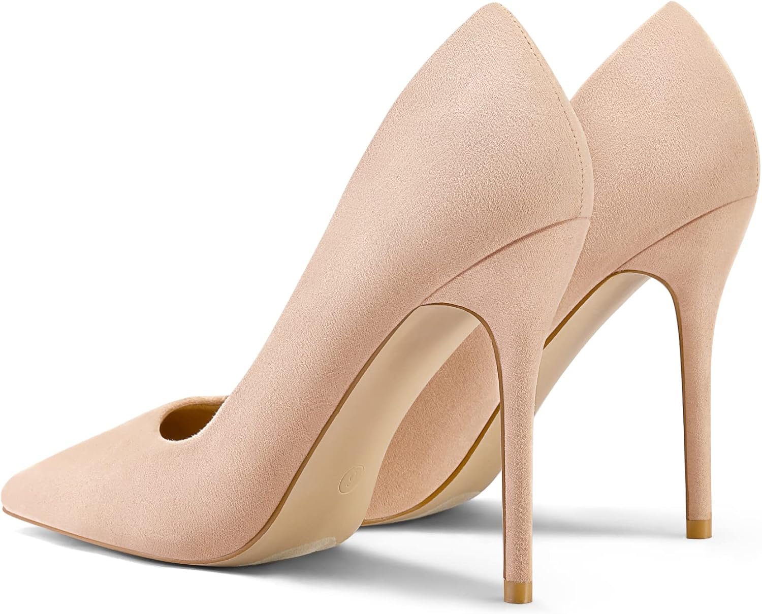 Women's High Heels Pumps Closed Pointed Toe Stiletto 4IN Heels Dress Wedding Shoes - Image 2