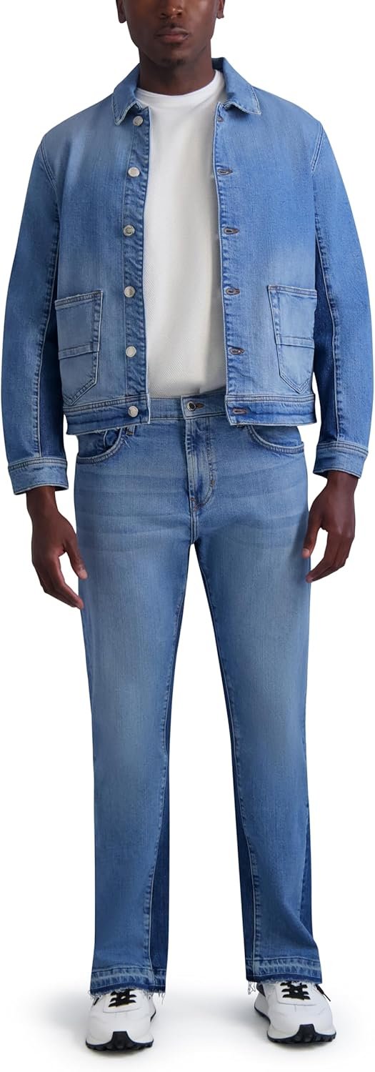 Men's 2 Bottom Pockets Denim Jacket