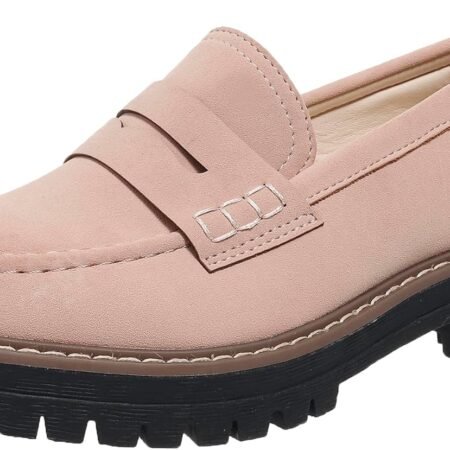 Women's Loafers Shoes Platform Chunky Penny Loafer Lug Sole Comfortable Slip On Work Office Business Casual Dress Shoes