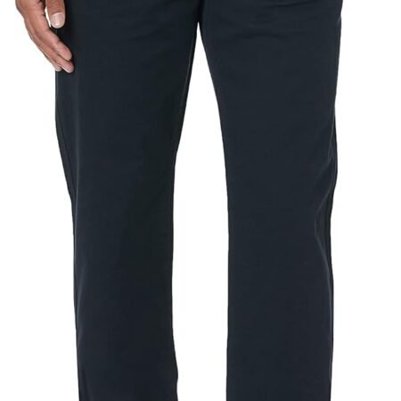 Men's Straight Fit 5-Pocket Stretch Twill Pants