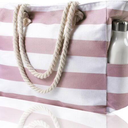 Beach Bag for Women - Large Beach Tote Bag, Waterproof Sandproof Beach Bag with Zipper, Large Swim Pool Beach Tote