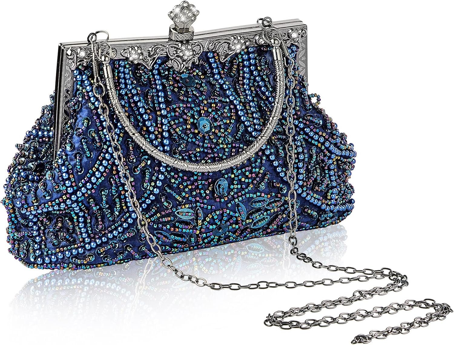 Vintage Beaded Clutch Evening Bag for Women Formal s Womens Accessories Flapper Clutch for Wedding Party