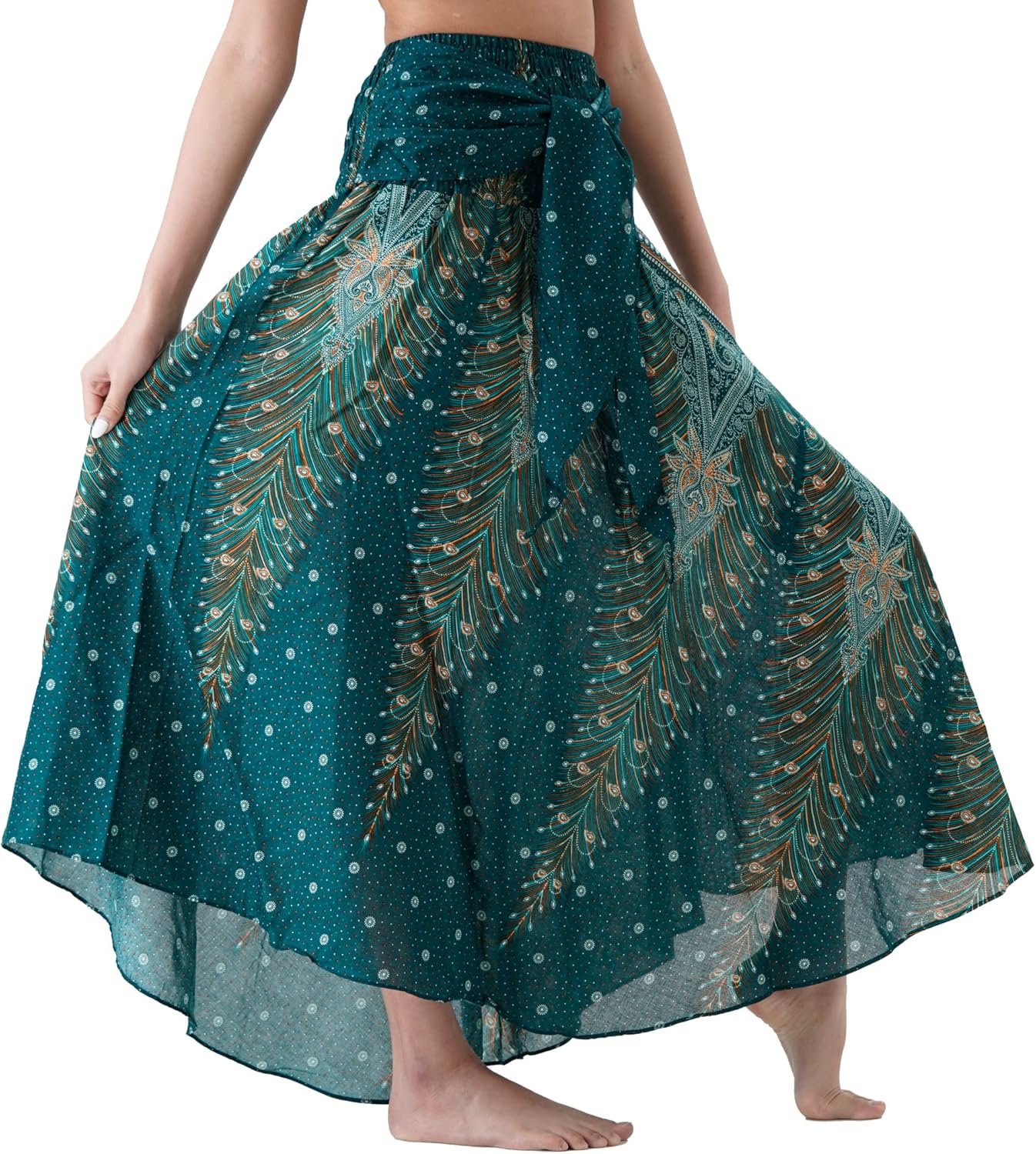 Long Skirts for Women Maxi Skirt Floral Print