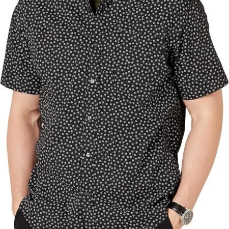 Men's Regular-Fit Short- Print Shirt