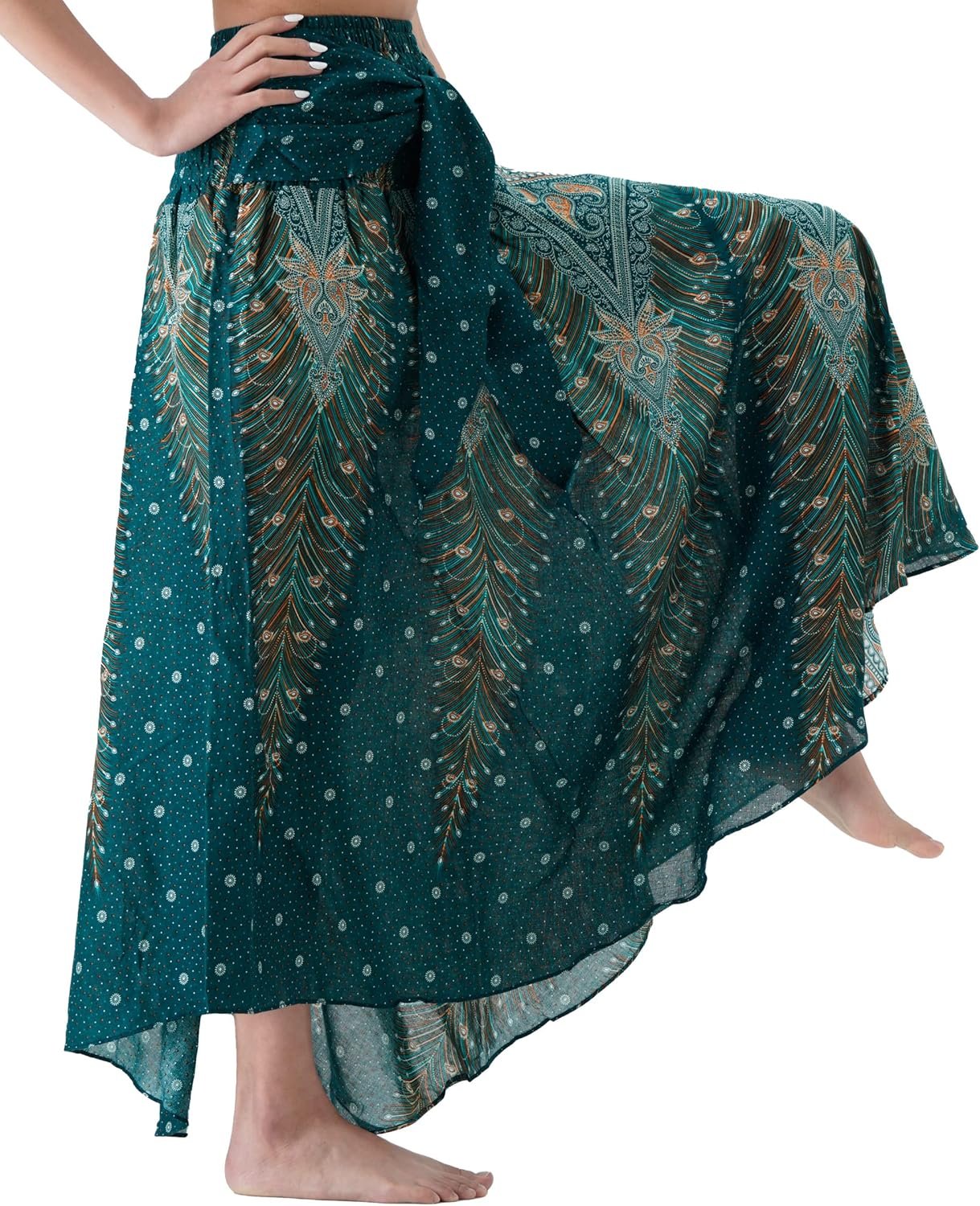 Long Skirts for Women Maxi Skirt Floral Print - Image 2