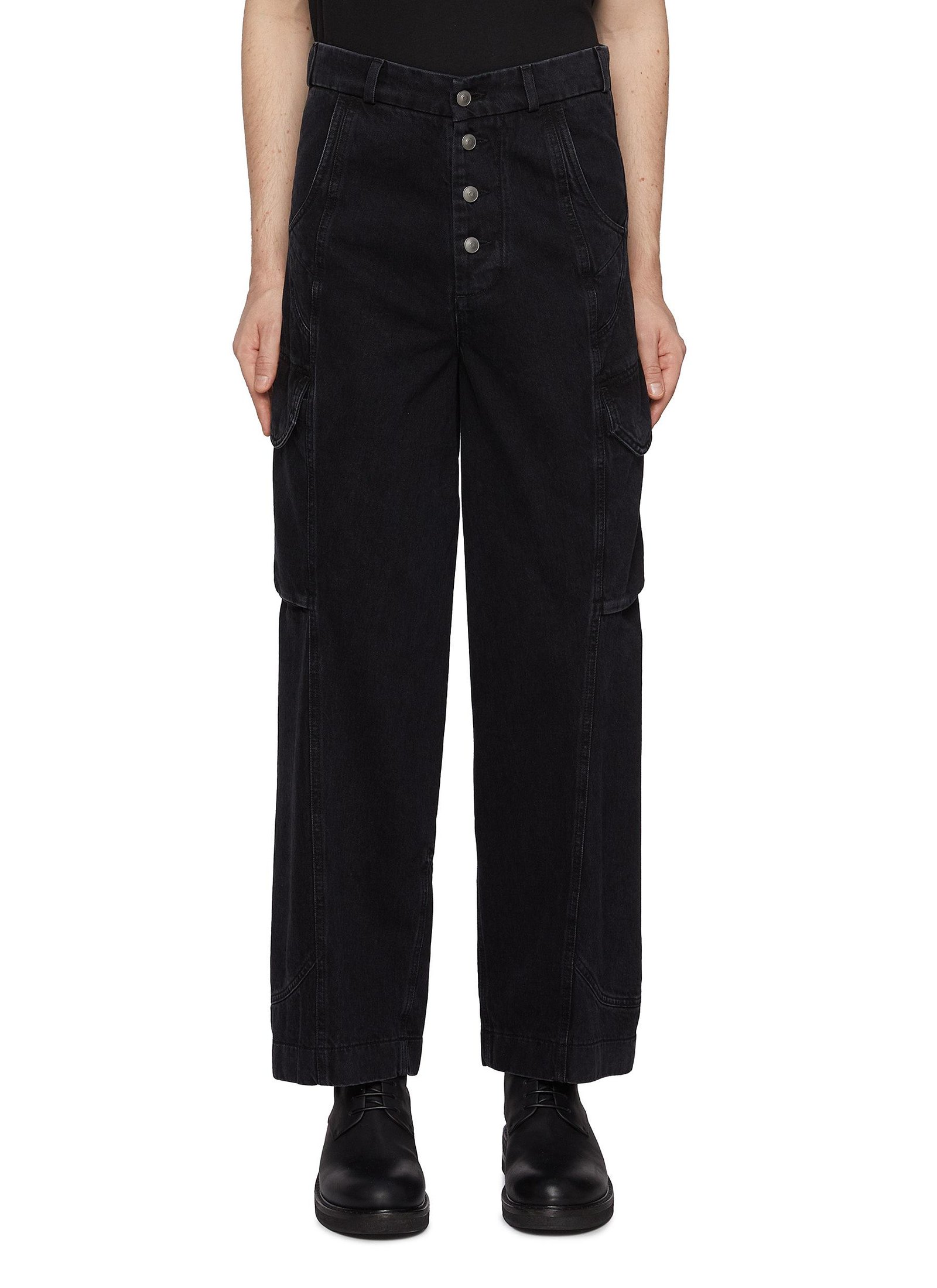 Bezier Denim Cargo Pants
