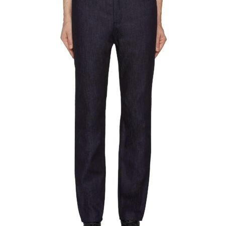 Unwashed Cotton Jeans