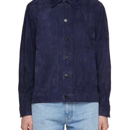 Pocket Suede Shirt Jacket