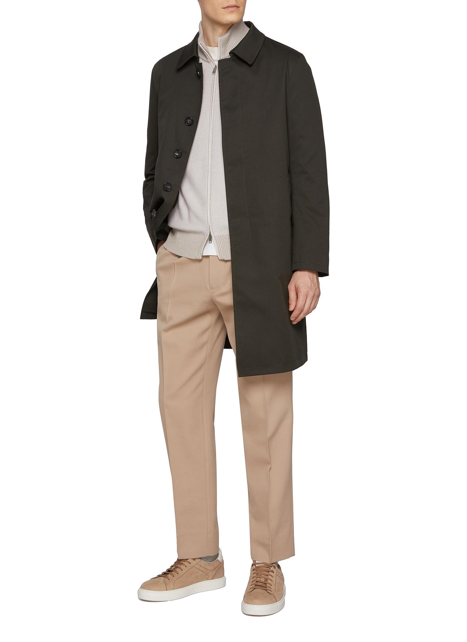 Detachable Liner Gabardine Raincoat - Image 2