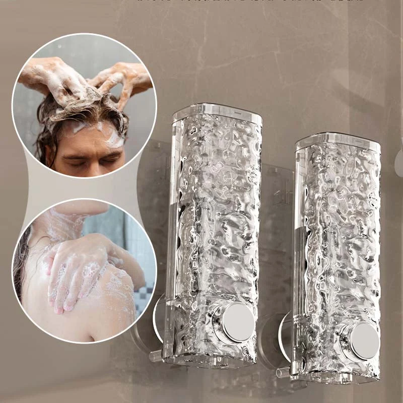 Universal Wall Mounted Suction Cup Shampoo Dispenser - Image 5