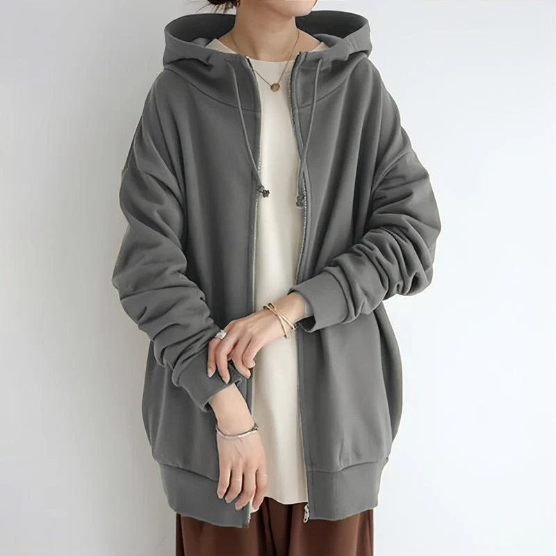 💥Limited Time Special Offer 50% off🔥Women's Autumn/Winter Zipper Hooded Sweater - Image 4
