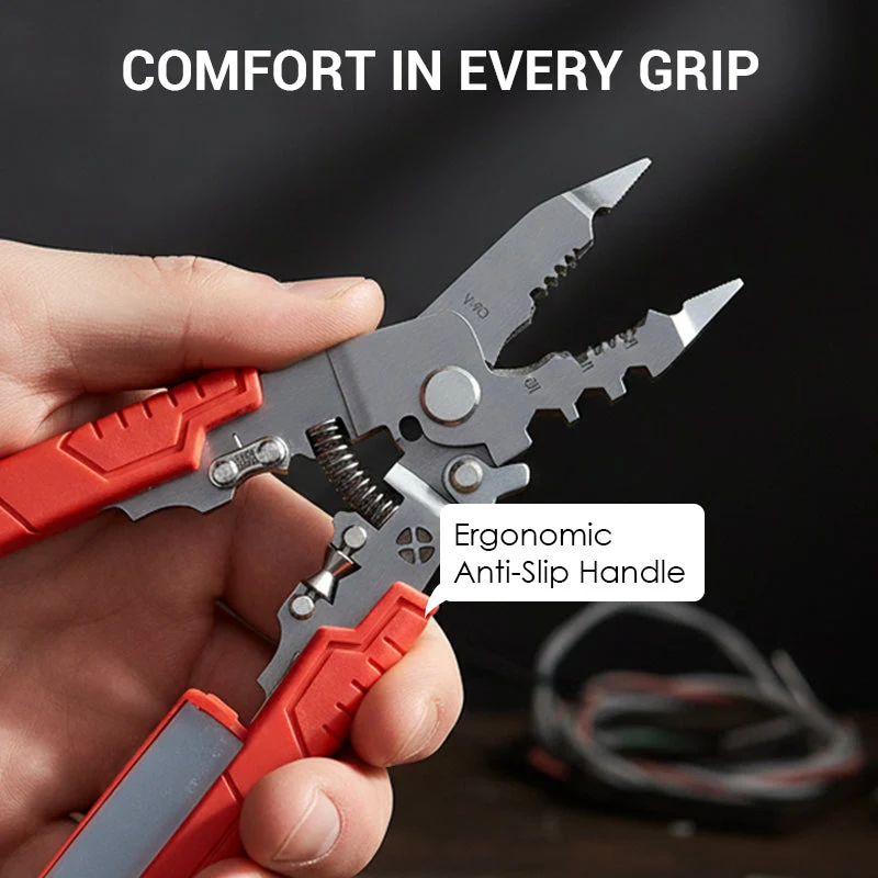 Wire Crimper Stripper with Voltage Detector - Image 7