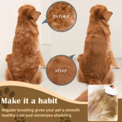 Alternative view of 2-in-1 Pet Detangling & Grooming Comb