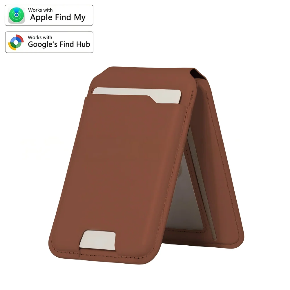Smart MagSafe Wallet Made of Genuine Nappa Leather – with Apple Find My™ & Google Find Hub™, RFID Protection, and Wireless Charging. - Image 3