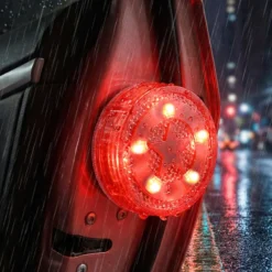 Alternative view of Universal Car Door LED Warning Magnetic Sensor Flashing Lights