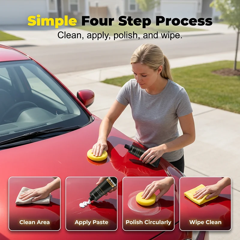 Car Scratch Removal Wax Kit - Image 5