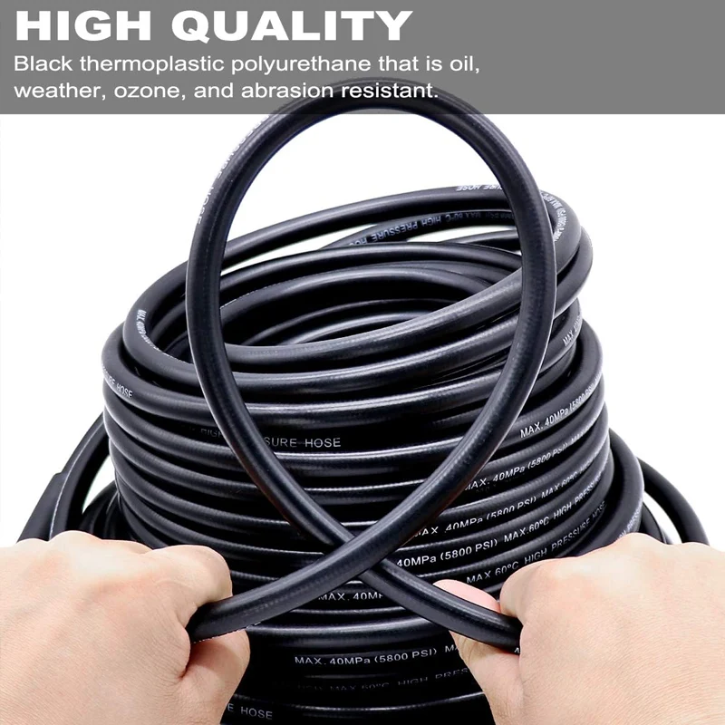 π¦ 50% OFF INSTANT! πΏ 5800PSI Sewer Jetter Kit - High-Pressure Nozzle & Hose for Clogged Drains/Pipes, Compatible with Most Pressure Washers π§π¦ - Image 3
