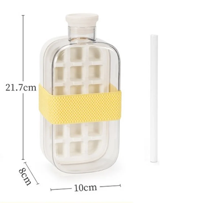 βοΈ2-in-1 Ice Cube Maker Water Bottle Built-In Ice Tray, Food-Grade Silicone, Bpa-Free. Make Ice & Store Water In One Bottle β Ideal For Gym, Office & Travel! ποΈββοΈπΌβοΈ - Image 12