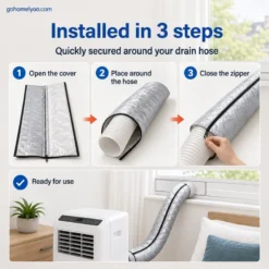 Alternative view of 🔥AC Hose Insulation Cover: A Summer Home Essential