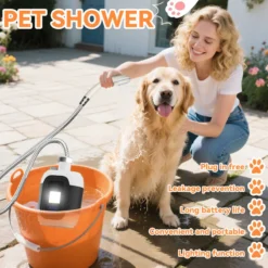 Alternative view of Portable Outdoor Shower with USB Rechargeable Battery