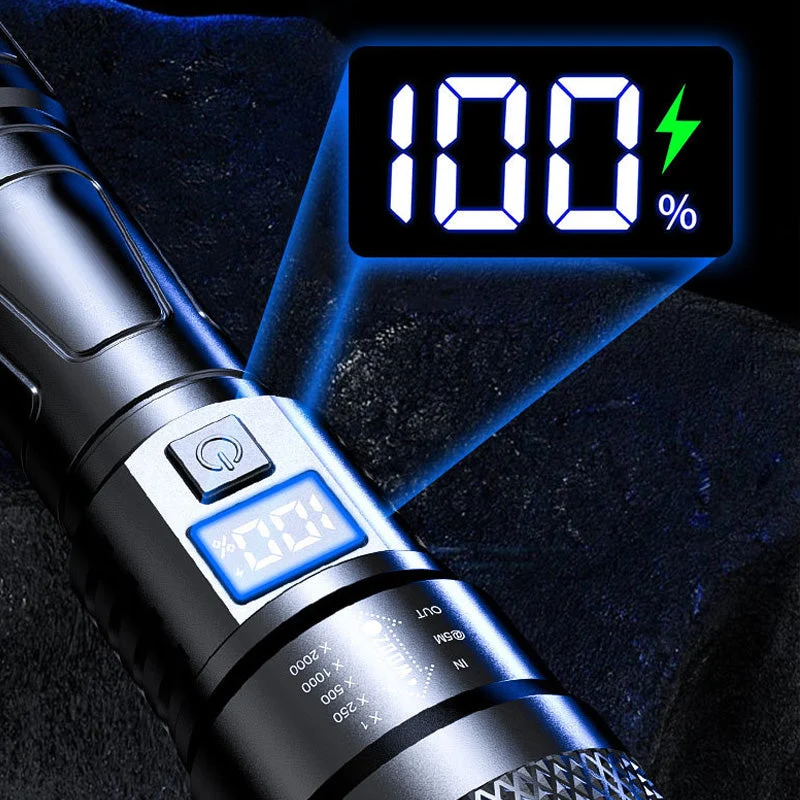 🔦49% OFF + BUY 2 GET 1 FREE! 💥LED Strong Light Retractable Flashlight - Image 3