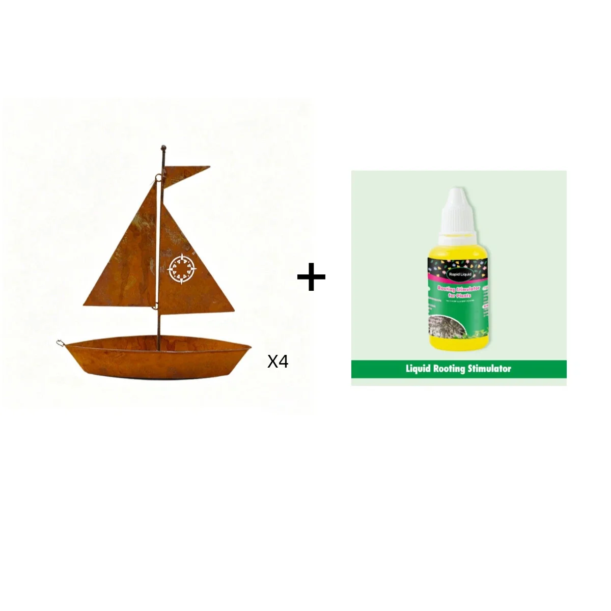 โต 50% OFF NOW! ๐ฑ Rustic Sailboat Metal Planter โ Handcrafted, weather-resistant & perfect for succulents, herbs or flowers โ charming garden or shelf decor ๐ก - Image 12