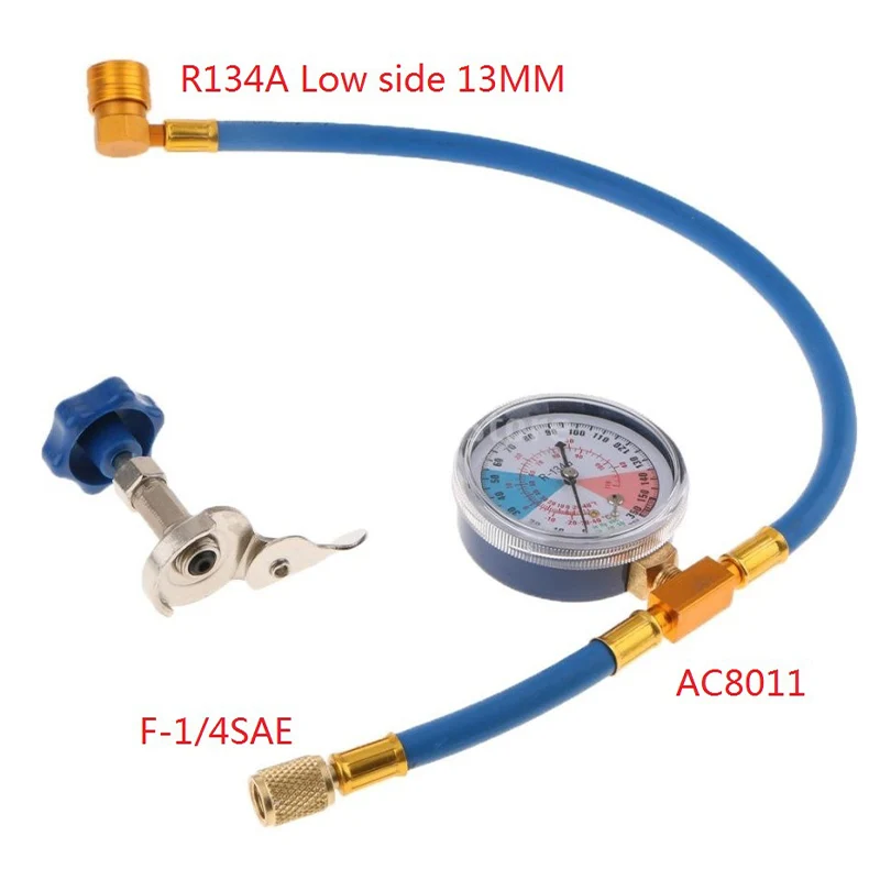π§ 50% OFF NOW! βοΈ R134a AC Refrigerant Charging Hose with Gauge β Leak-proof, easy read & compatible with cars, trucks or home AC β safe DIY recharge π - Image 7