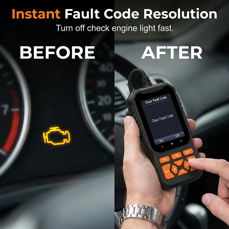 ⚙️ LIMITED-TIME 50% OFF! ✨Universal OBD2 Scanner Car Code Reader - Image 4
