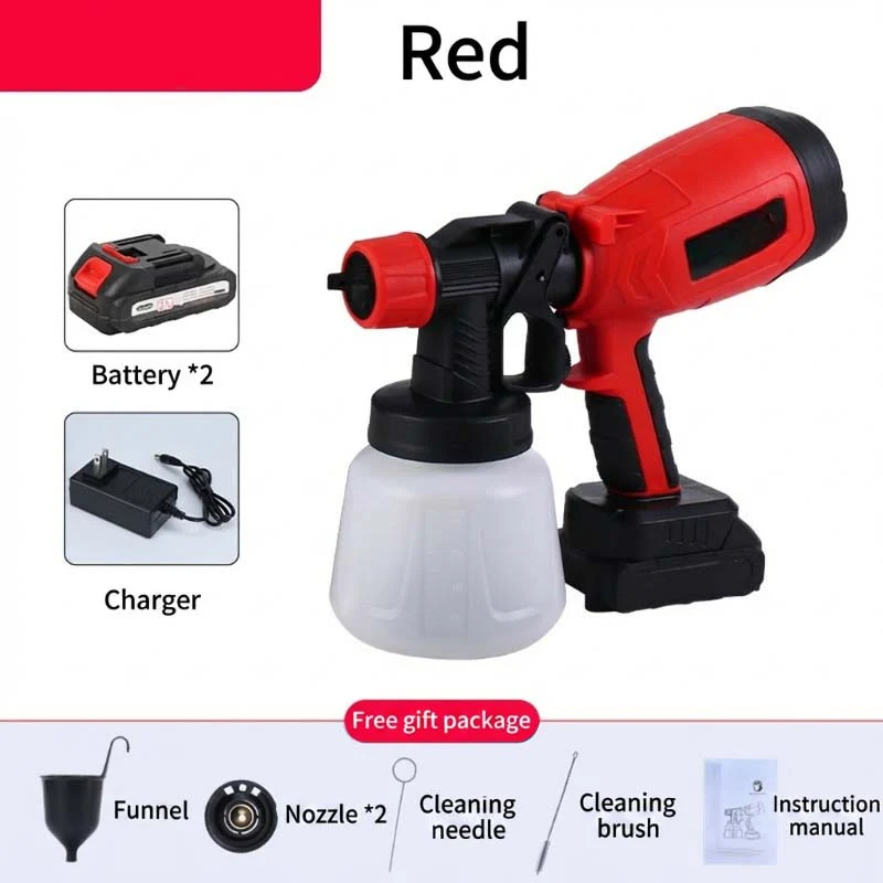 π¨π Cordless paint sprayer β 2 batteries, versatile, for painting & gardening! - Image 15