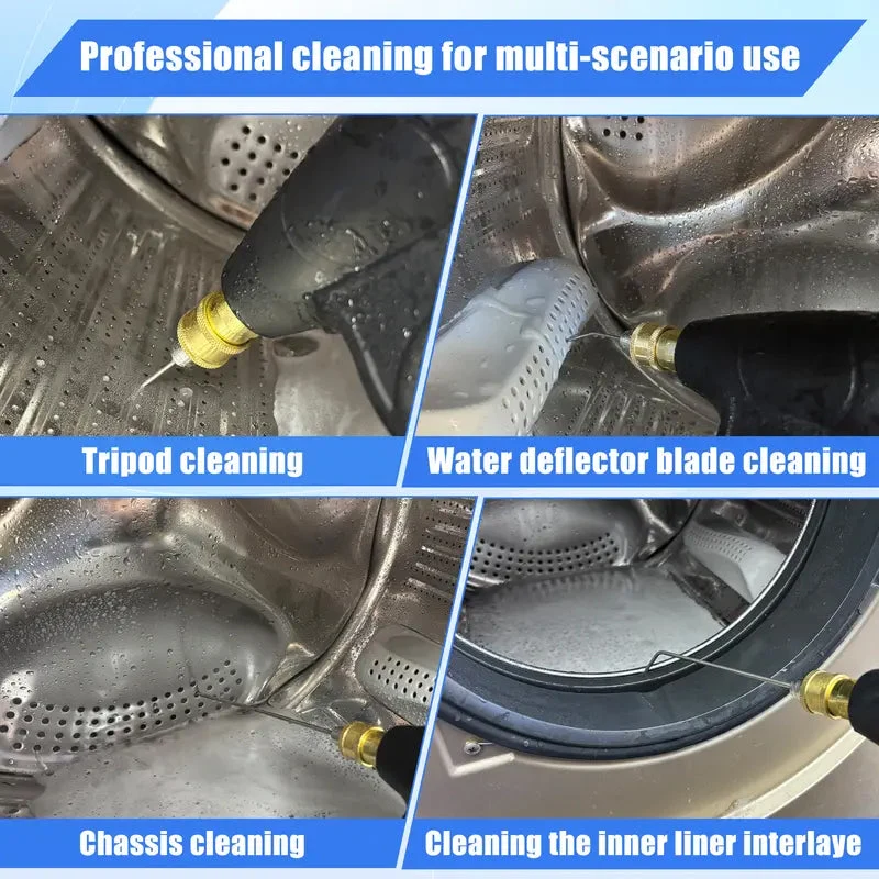 Heavy Duty Hose High-Pressure Washer Spray Nozzle Kit for Drum Washing Machine - Image 3