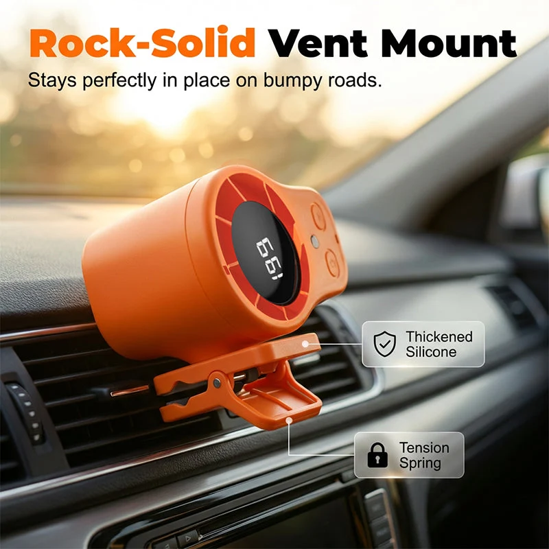 Hands-Free Personal Cooling Fan with LED Display - Image 5