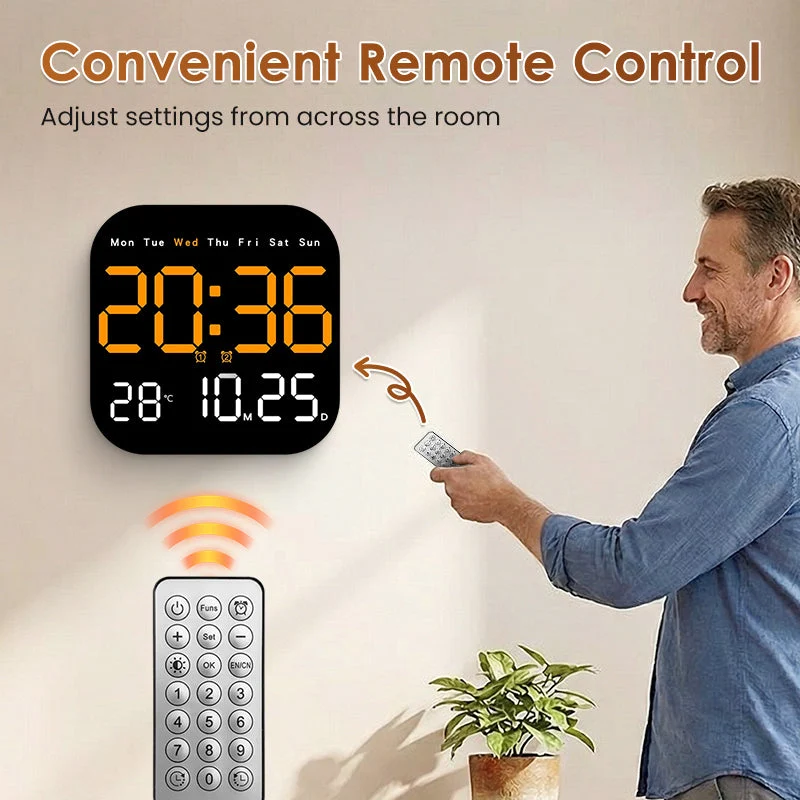 đ„HOT SALE 49% OFFâ°Multifunctional Digital Alarm Clock for Home & Office - Image 13