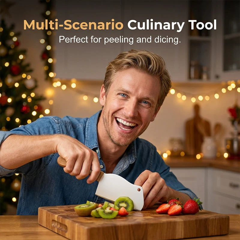 💎 LIMITED-TIME 50% OFF! ✨Stainless Steel Mini Fruit Kitchen Cleaver Knife - Image 5