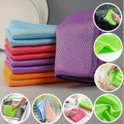 🔥LAST DAY 50% OFF🏆Streak-Free Miracle Cleaning Cloths - Reusable