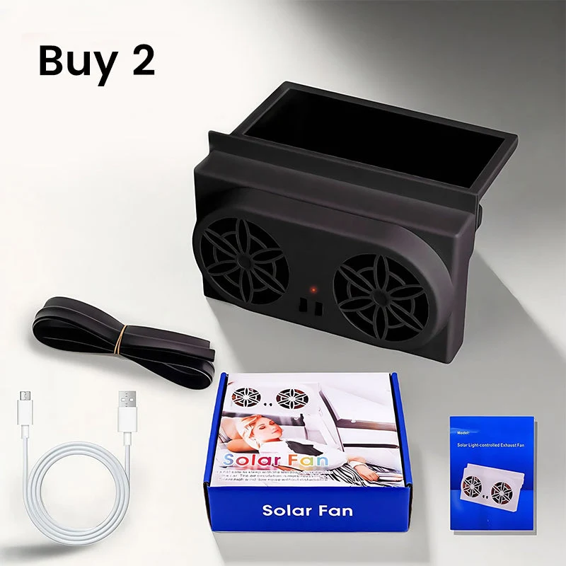 Solar Powered Car Ventilator Fan - Image 10