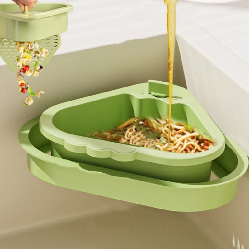 Triangular Sink Drain Basket for Kitchen - Image 2